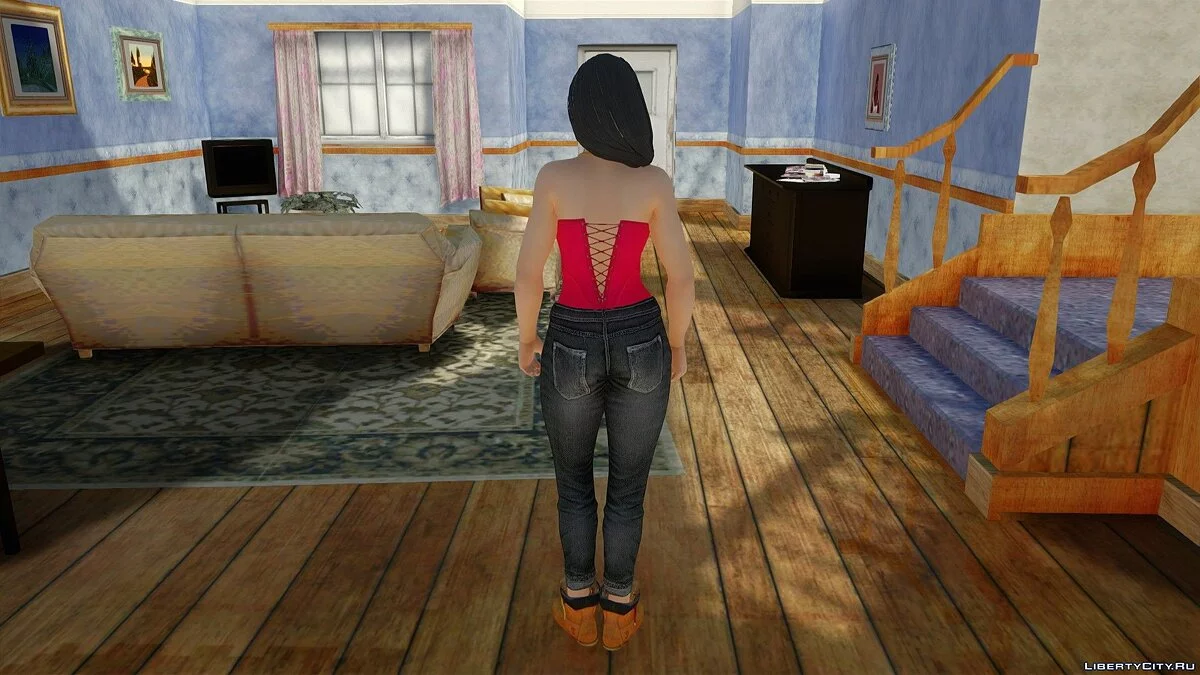 Тамаки в повседневной одежде v6 / GTA San Andreas