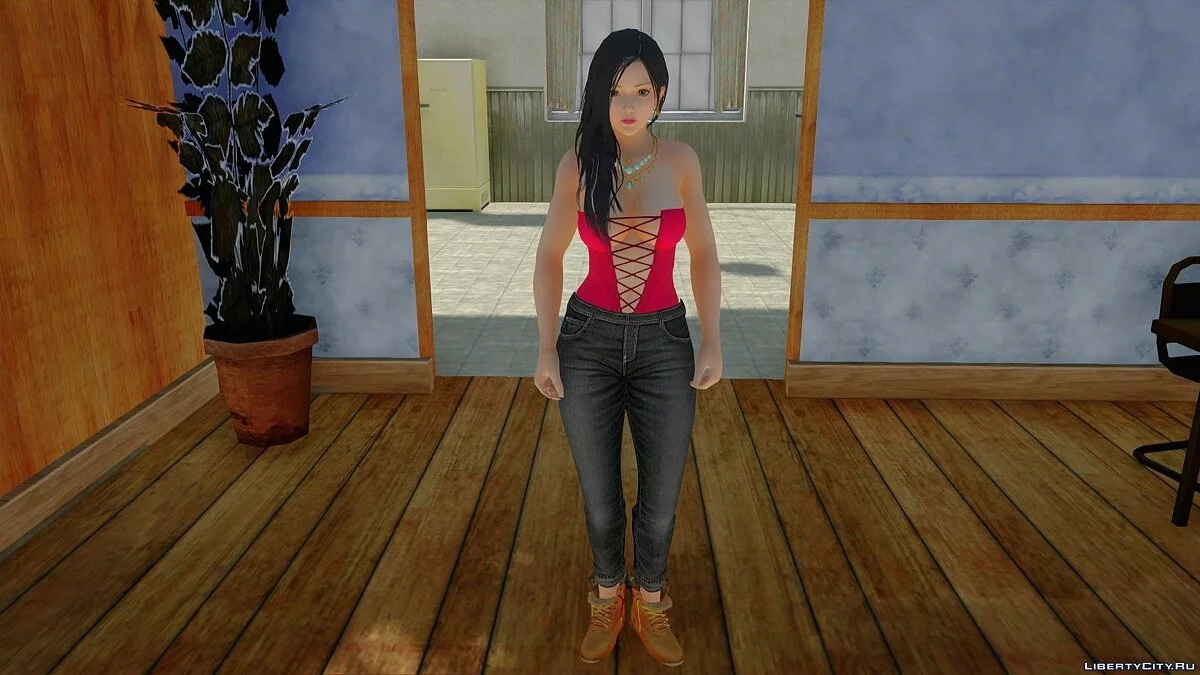 Тамаки в повседневной одежде v6 / GTA San Andreas