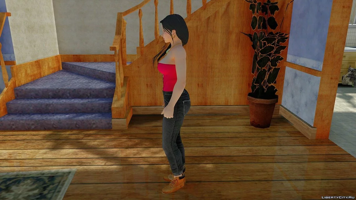 Тамаки в повседневной одежде v6 / GTA San Andreas