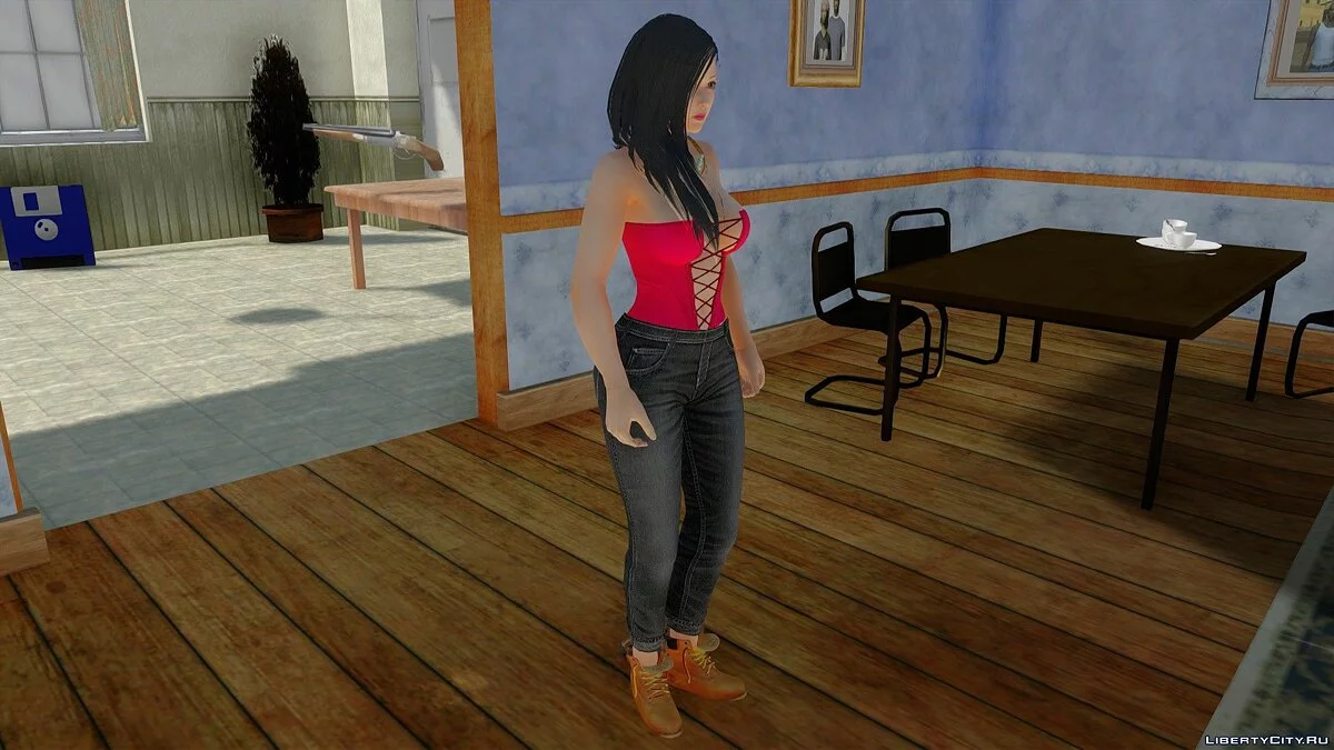 Тамаки в повседневной одежде v6 / GTA San Andreas