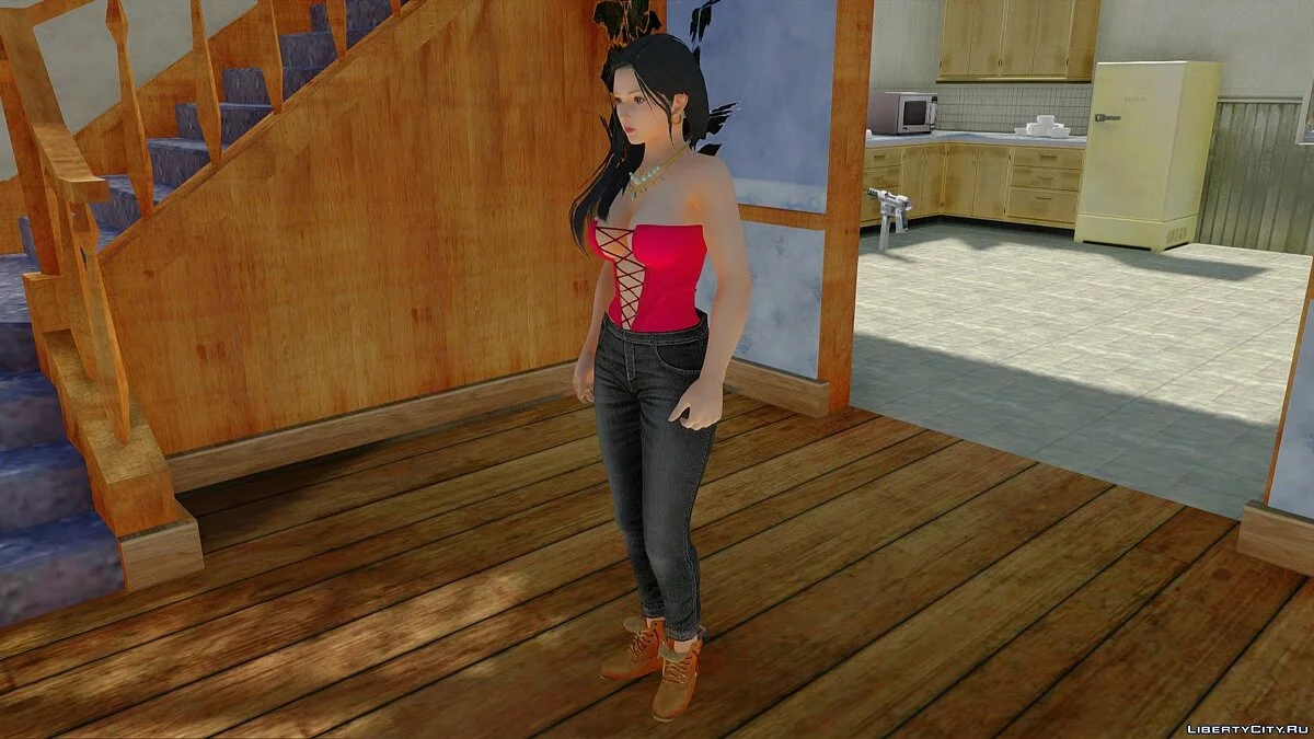 Тамаки в повседневной одежде v6 / GTA San Andreas