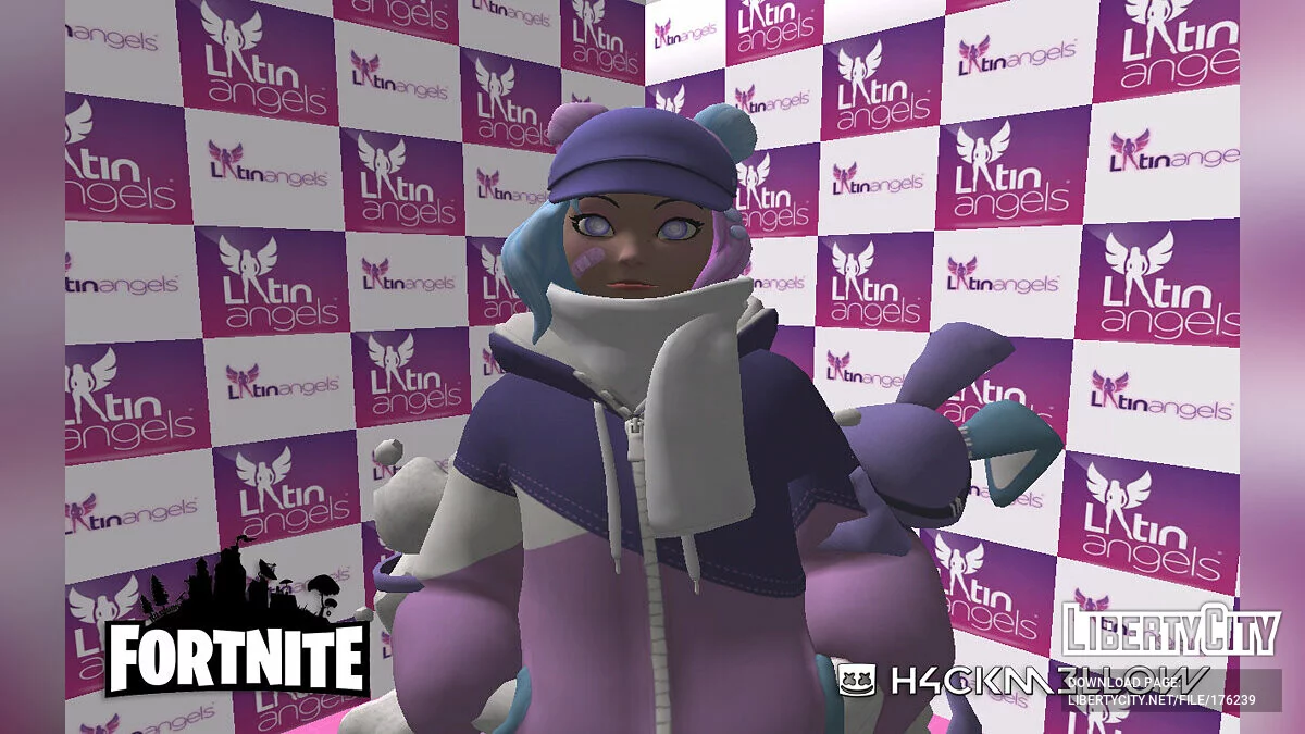 Лила из Fortnite / GTA San Andreas