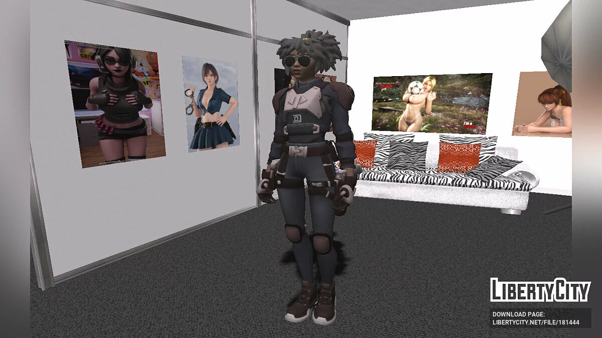 Доктор Слоун (бронированный) из Fortnite / GTA San Andreas