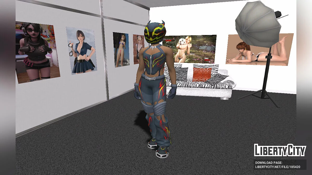 Hana из Fortnite / GTA San Andreas