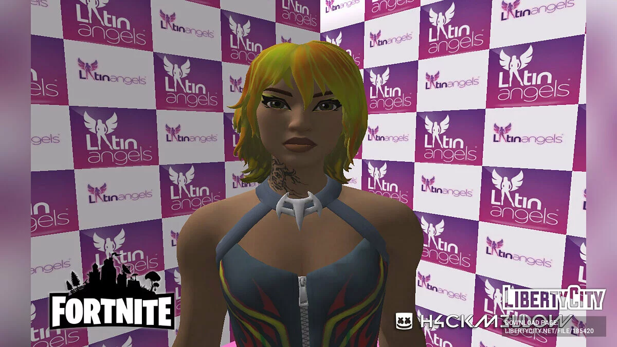 Hana из Fortnite / GTA San Andreas