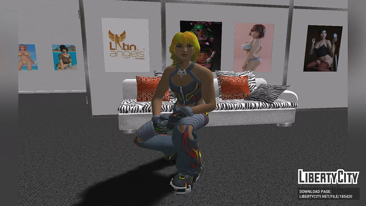 Hana из Fortnite / GTA San Andreas