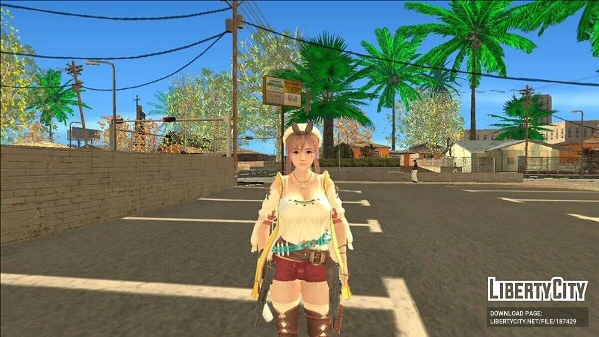 Хонока из DOAXVV / GTA San Andreas