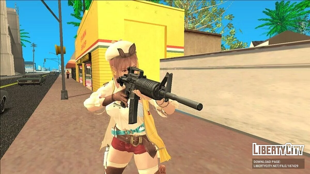 Хонока из DOAXVV / GTA San Andreas