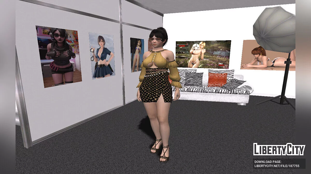 Кокоро из DOAXVV (Луи Виттон) / GTA San Andreas