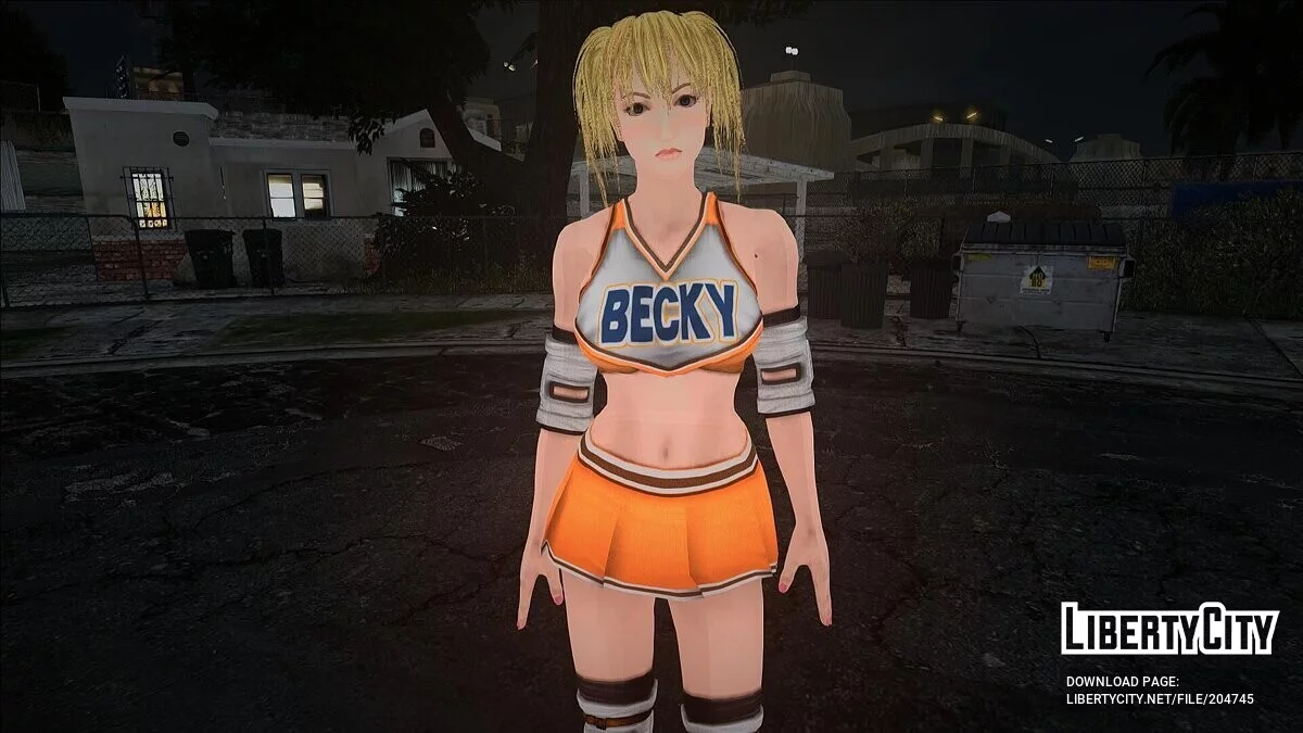 Бекки из Rumble Roses XX / GTA San Andreas