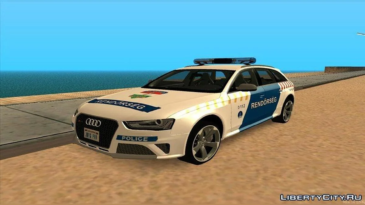 Audi RS4 Avant Magyar Rendőrség / GTA San Andreas