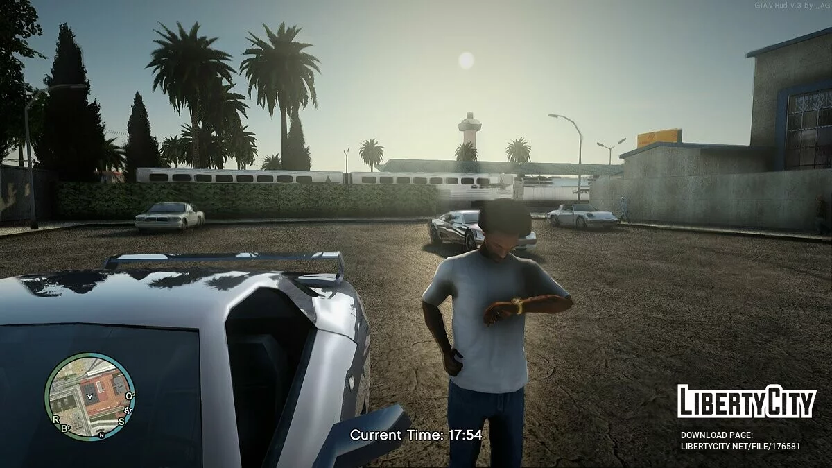 Улучшенные часы / GTA San Andreas