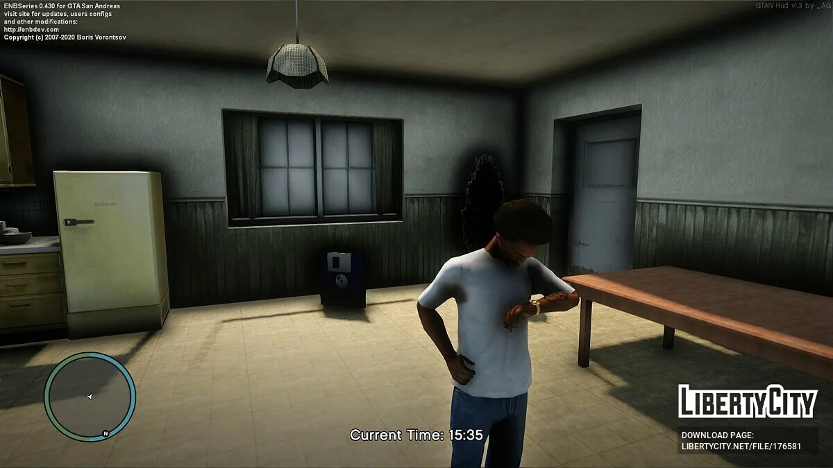 Улучшенные часы / GTA San Andreas