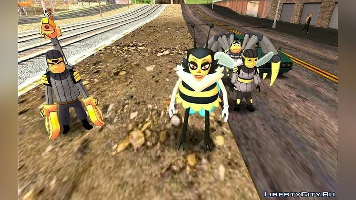 30 персонажей из мультфильма BEN10 REBOOT / GTA San Andreas