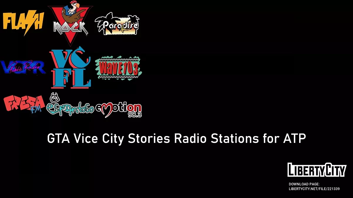 Радиостанции из GTA Vice City Stories для ATP / GTA San Andreas
