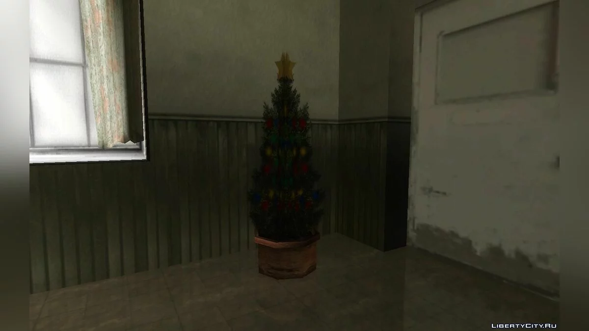 Елка в доме Сиджея / GTA San Andreas