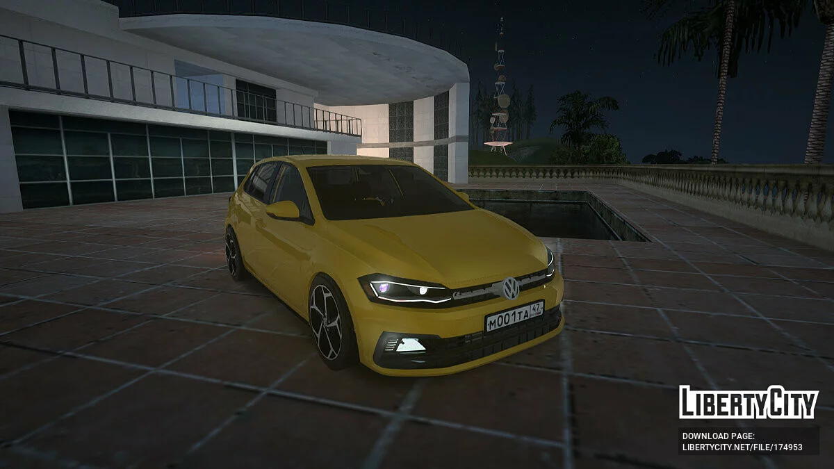 Volkswagen Polo 2018 R Line / GTA San Andreas
