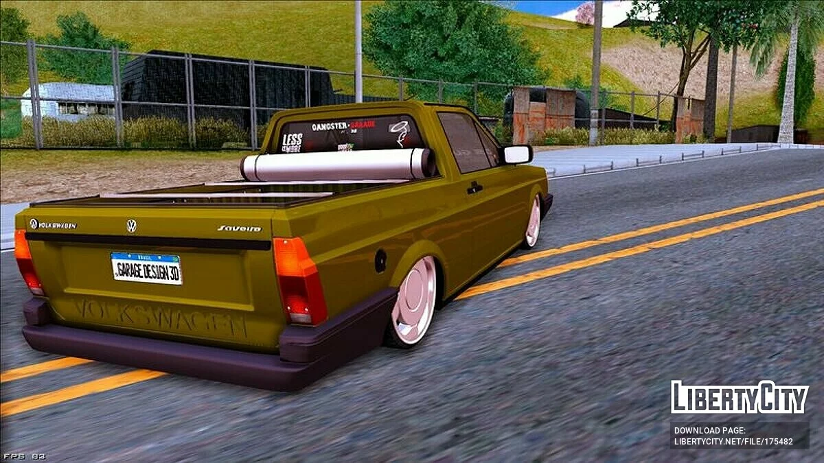 Volkswagen Saveiro Quadrada AP Turbo / GTA San Andreas