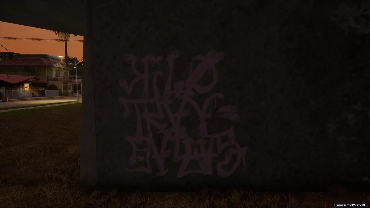 Новые граффити банд HD / GTA San Andreas: The Definitive Edition
