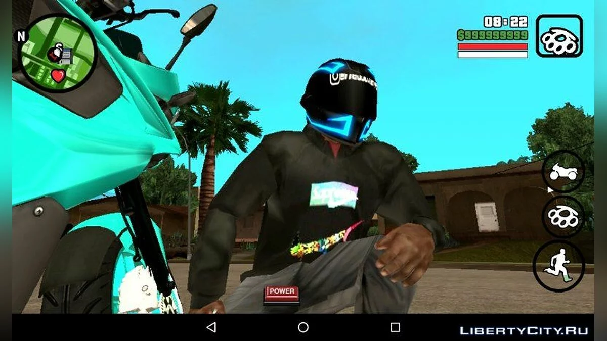 Sky Blue Pulsar RS200 / GTA San Andreas (iOS, Android)