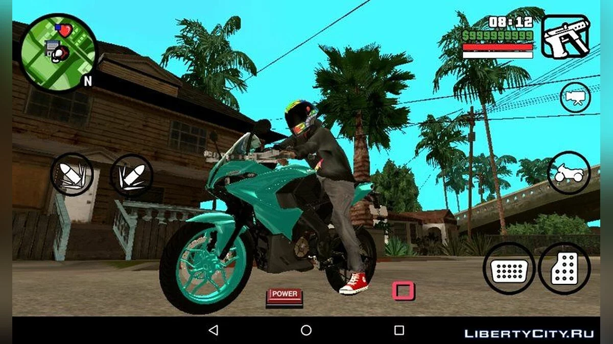 Sky Blue Pulsar RS200 / GTA San Andreas (iOS, Android)