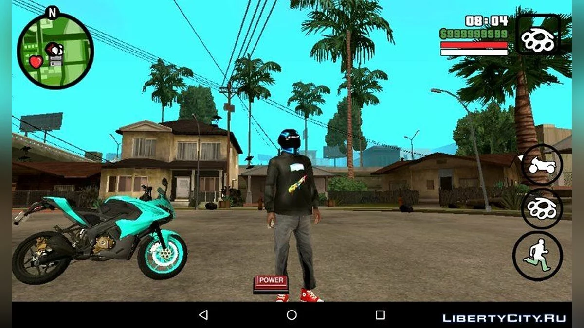 Sky Blue Pulsar RS200 / GTA San Andreas (iOS, Android)