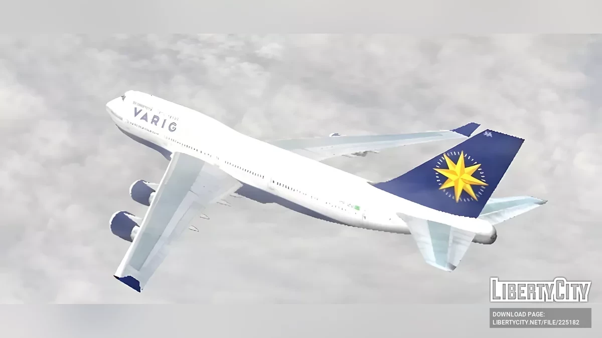 Varig Boeing 747 / GTA San Andreas (iOS, Android)
