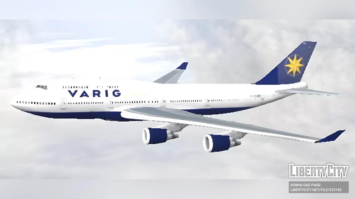 Varig Boeing 747 / GTA San Andreas (iOS, Android)