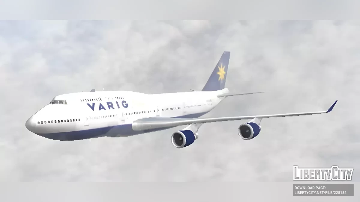 Varig Boeing 747 / GTA San Andreas (iOS, Android)