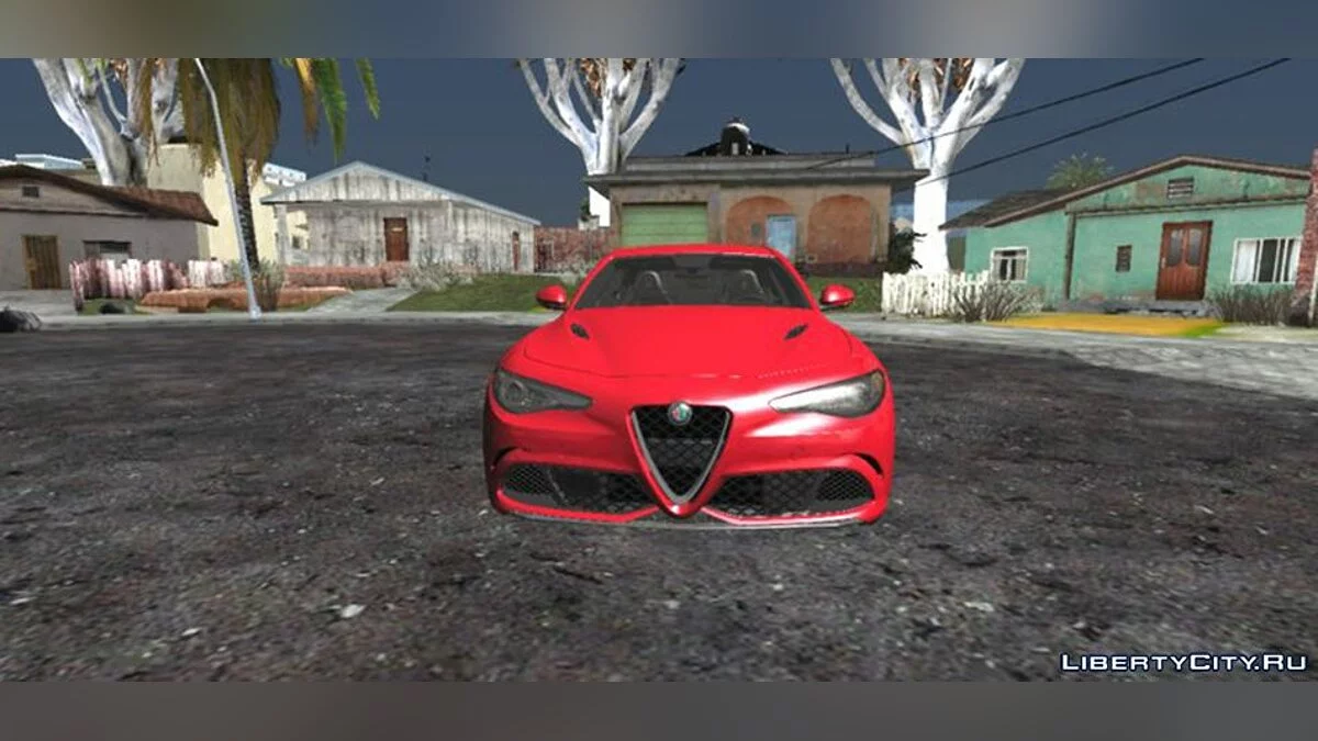 Alfa Romeo Giulia Quadrifoglio / GTA San Andreas (iOS, Android)