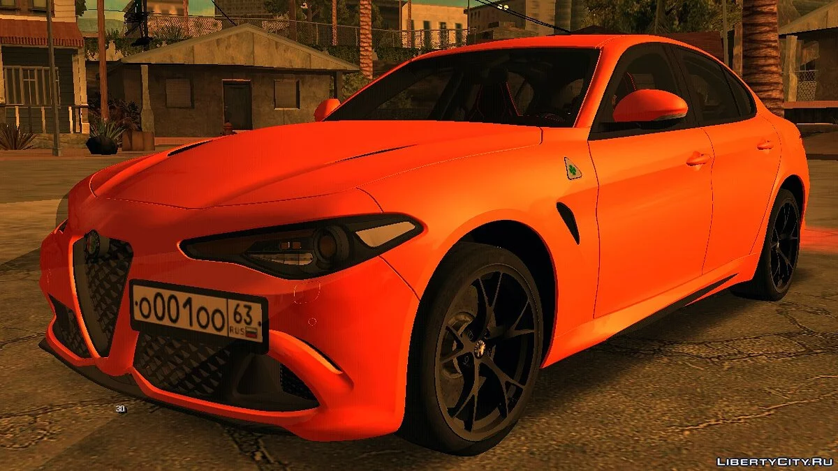 Alfa Romeo Guilia / GTA San Andreas (iOS, Android)