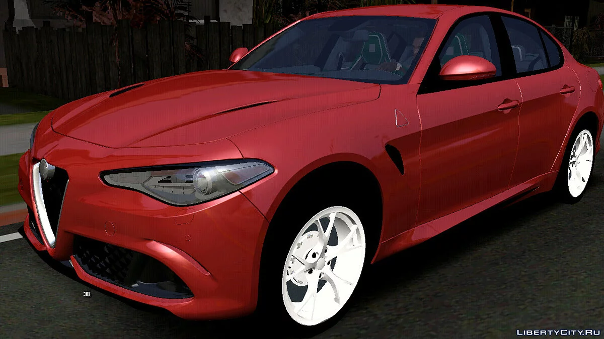 Alfa Romeo Giulia Quadrifoglio (только DFF) / GTA San Andreas (iOS, Android)
