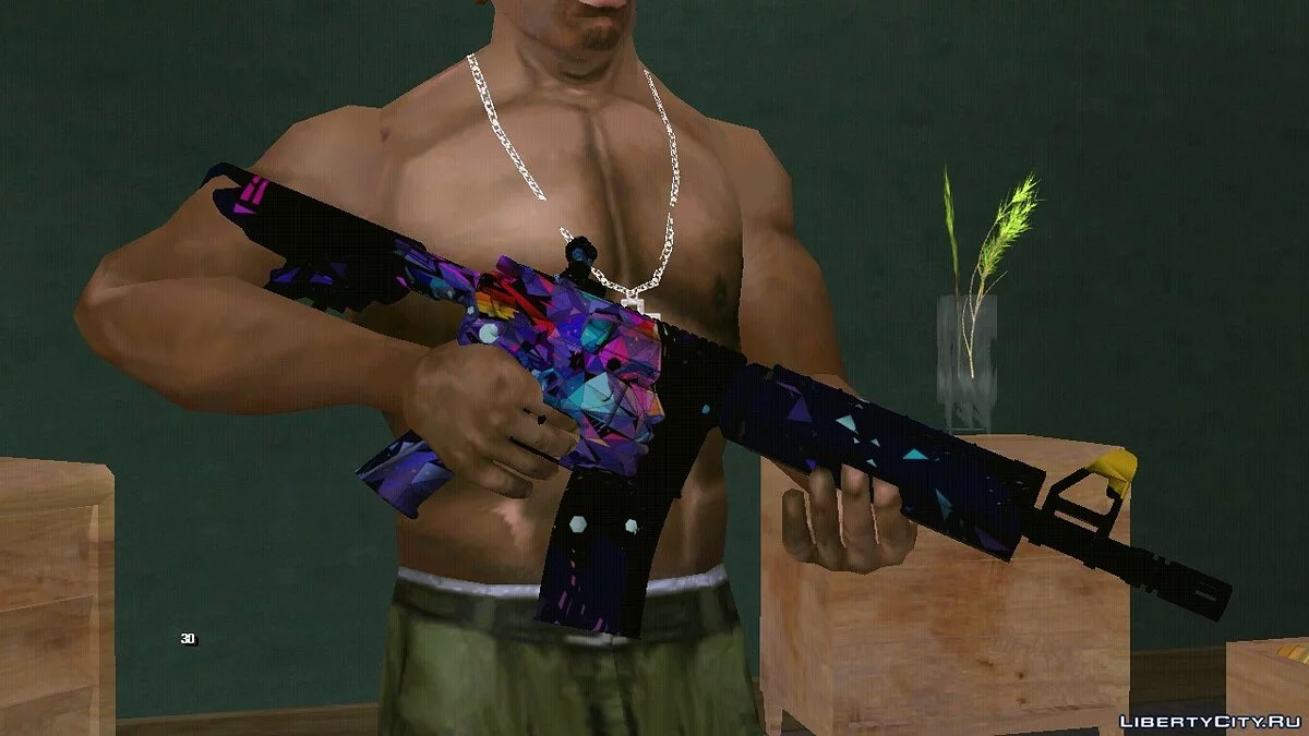 M4A4 Glass Queen / GTA San Andreas (iOS, Android)