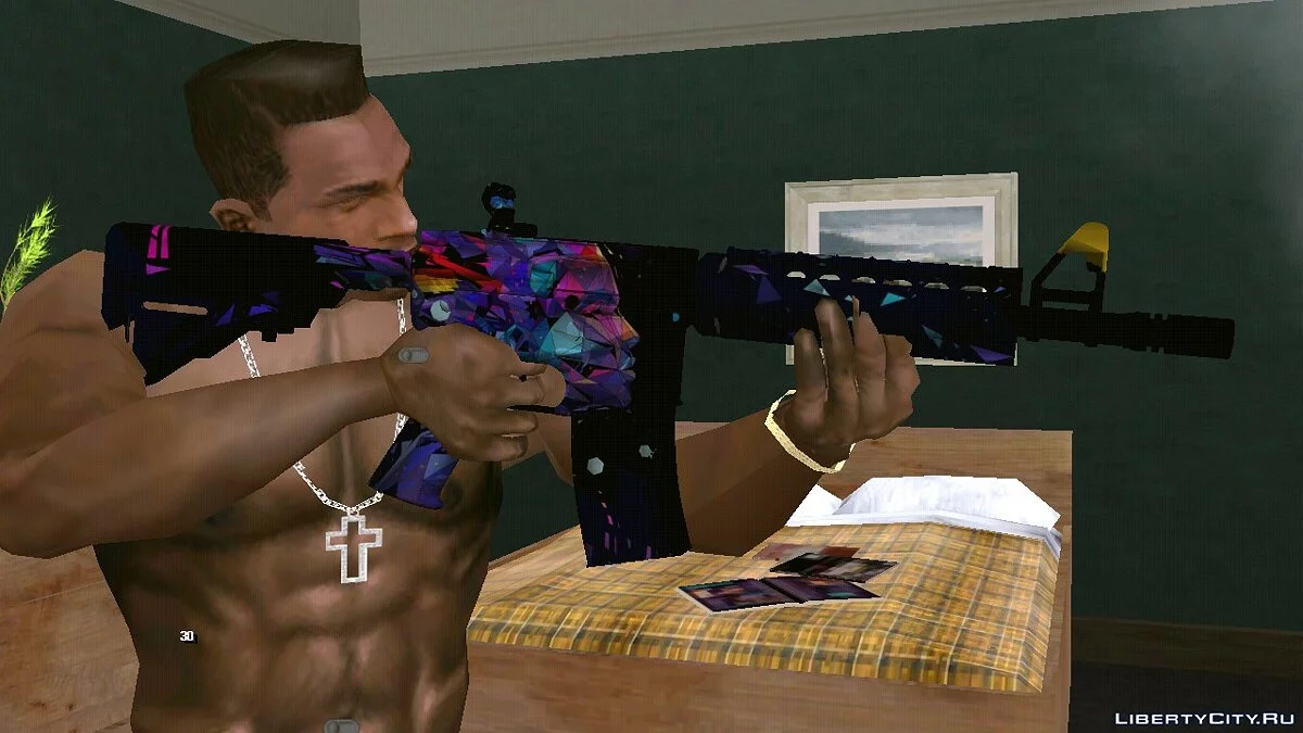 M4A4 Glass Queen / GTA San Andreas (iOS, Android)