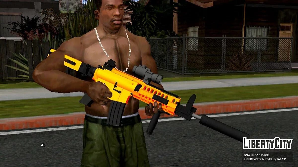 Сборник оружия (только DFF) / GTA San Andreas (iOS, Android)