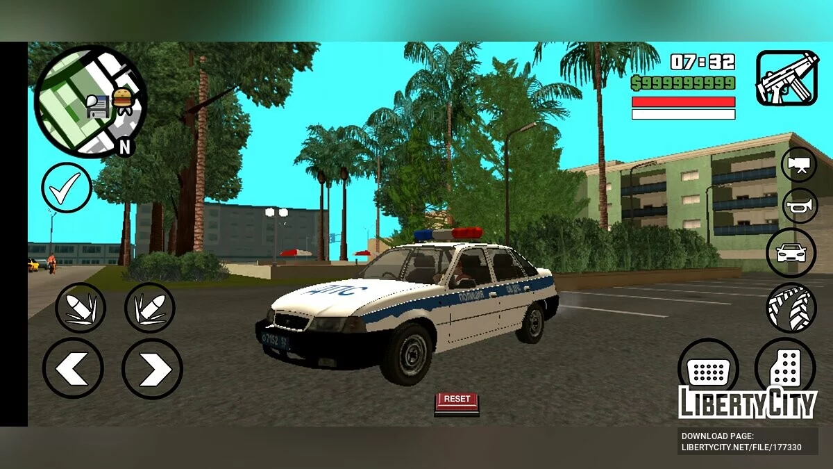 Daewoo Nexia ДПС / GTA San Andreas (iOS, Android)