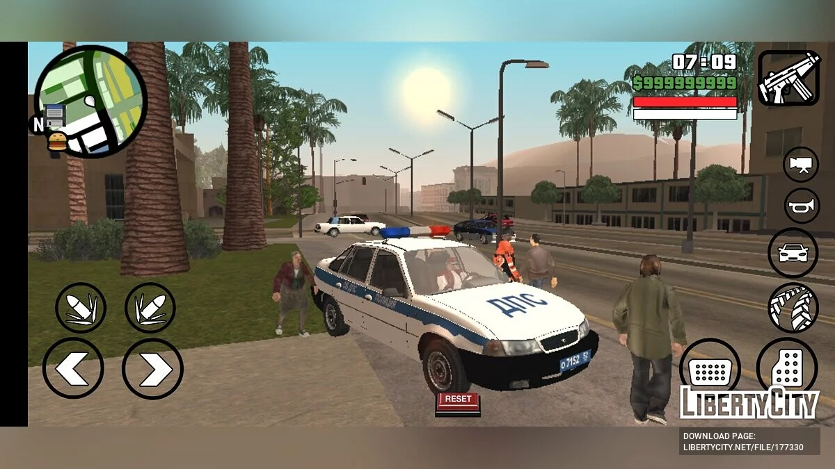 Daewoo Nexia ДПС / GTA San Andreas (iOS, Android)