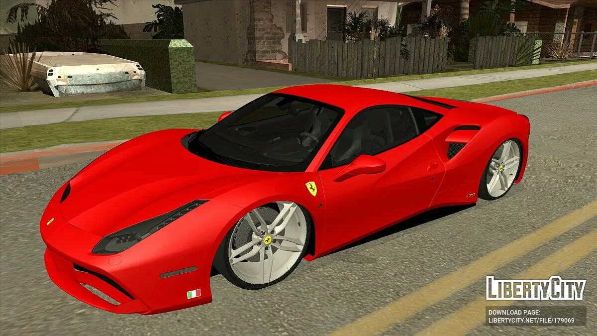 Ferrari 488 GTB / GTA San Andreas (iOS, Android)