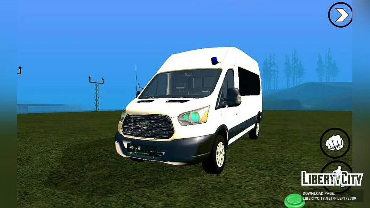 Ford Transit Sivil Polis / GTA San Andreas (iOS, Android)