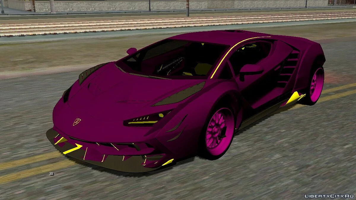 Lamborghini Centenario Widebody Protoype (только DFF) / GTA San Andreas (iOS, Android)
