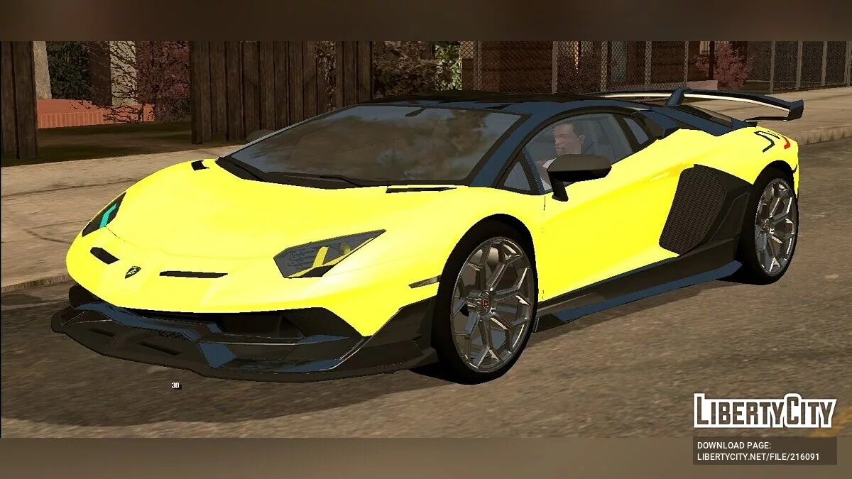 Lamborghini Aventador SVJ '18 - (только DFF) / GTA San Andreas (iOS, Android)
