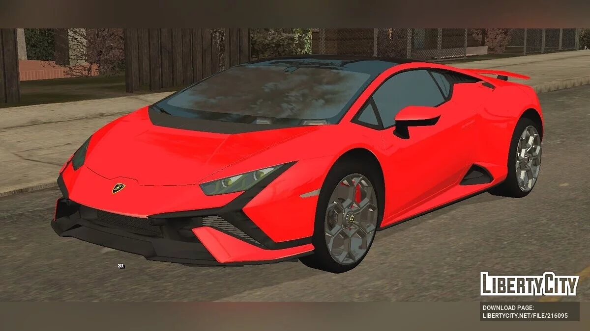 Lamborghini Huracán Tecnica '22 - (только DFF) / GTA San Andreas (iOS, Android)