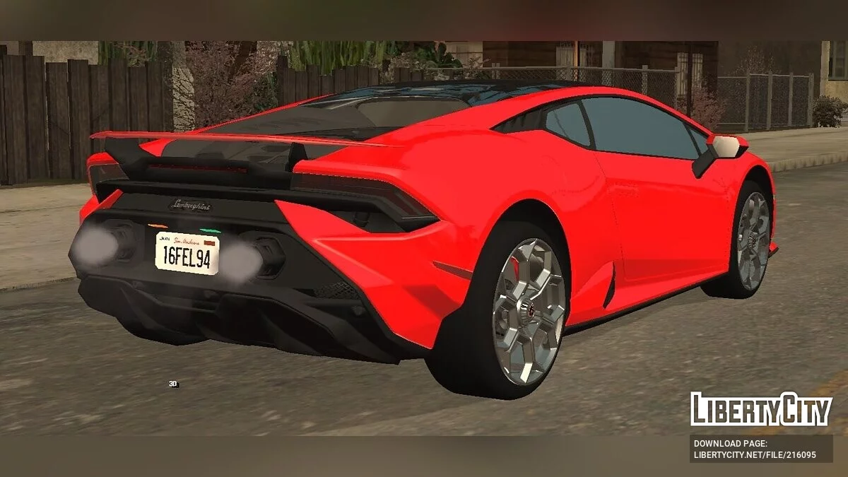 Lamborghini Huracán Tecnica '22 - (только DFF) / GTA San Andreas (iOS, Android)