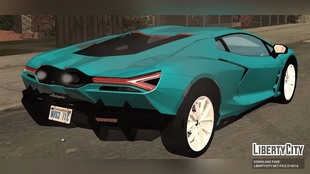 Lamborghini Revuelto 2024 / GTA San Andreas (iOS, Android)