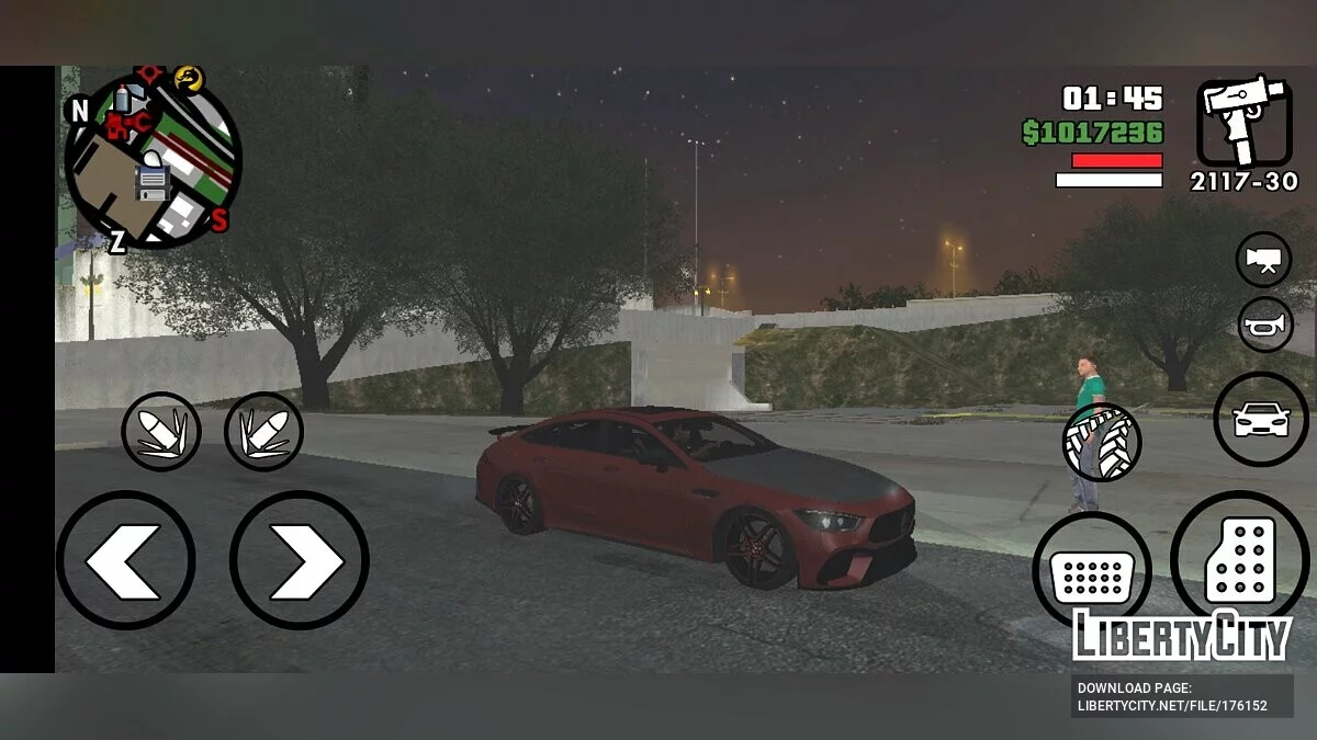 Mercedes Benz GT63s AMG / GTA San Andreas (iOS, Android)