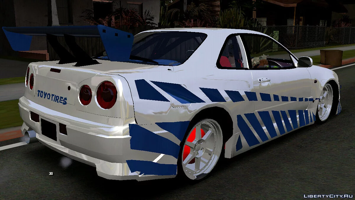 Nissan Skyline R34 (только DFF) / GTA San Andreas (iOS, Android)