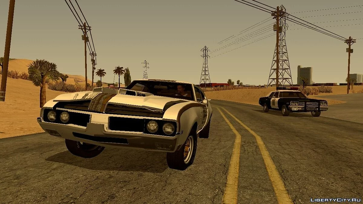 1969 Oldsmobile Hurst / Olds 455 Holiday Coupe (4487) / GTA San Andreas (iOS, Android)
