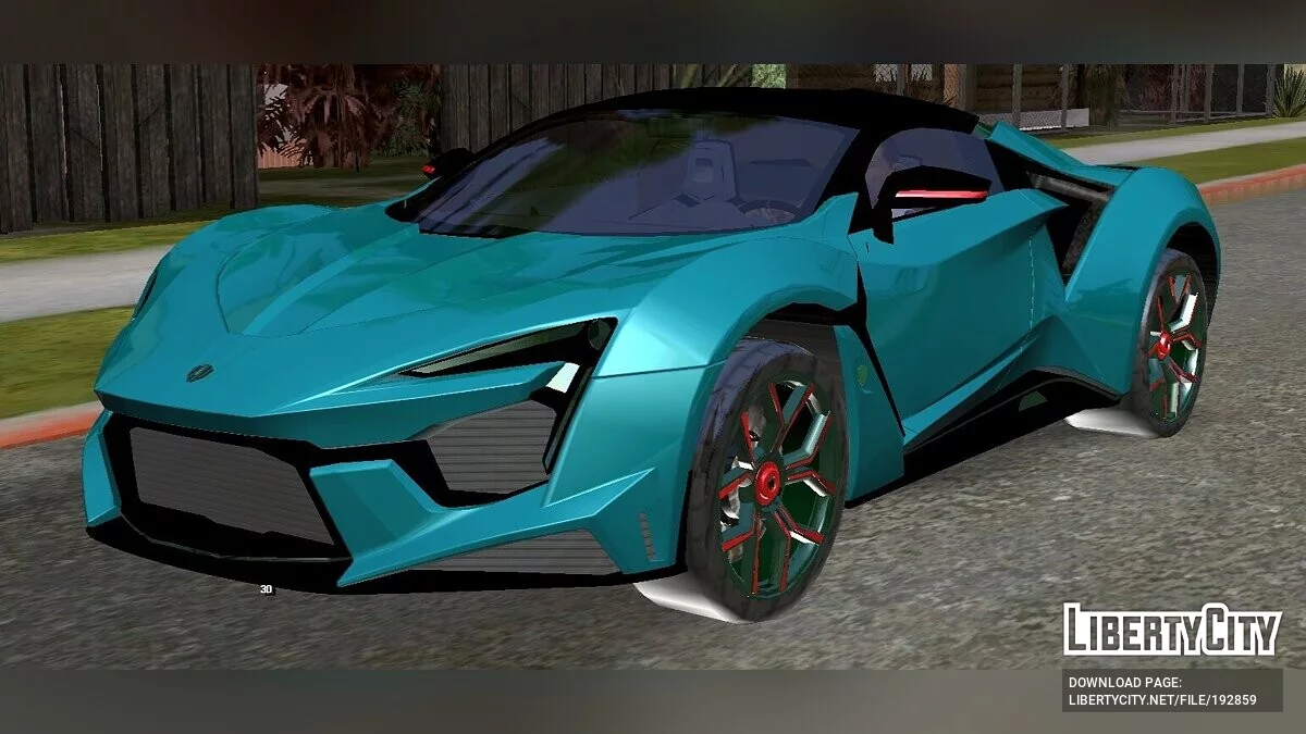 WMotors Fenyr Supersport (только DFF) / GTA San Andreas (iOS, Android)