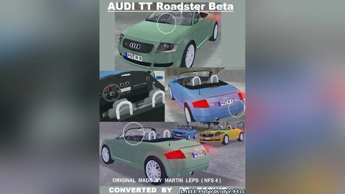 Audi TT Roadster / GTA Vice City