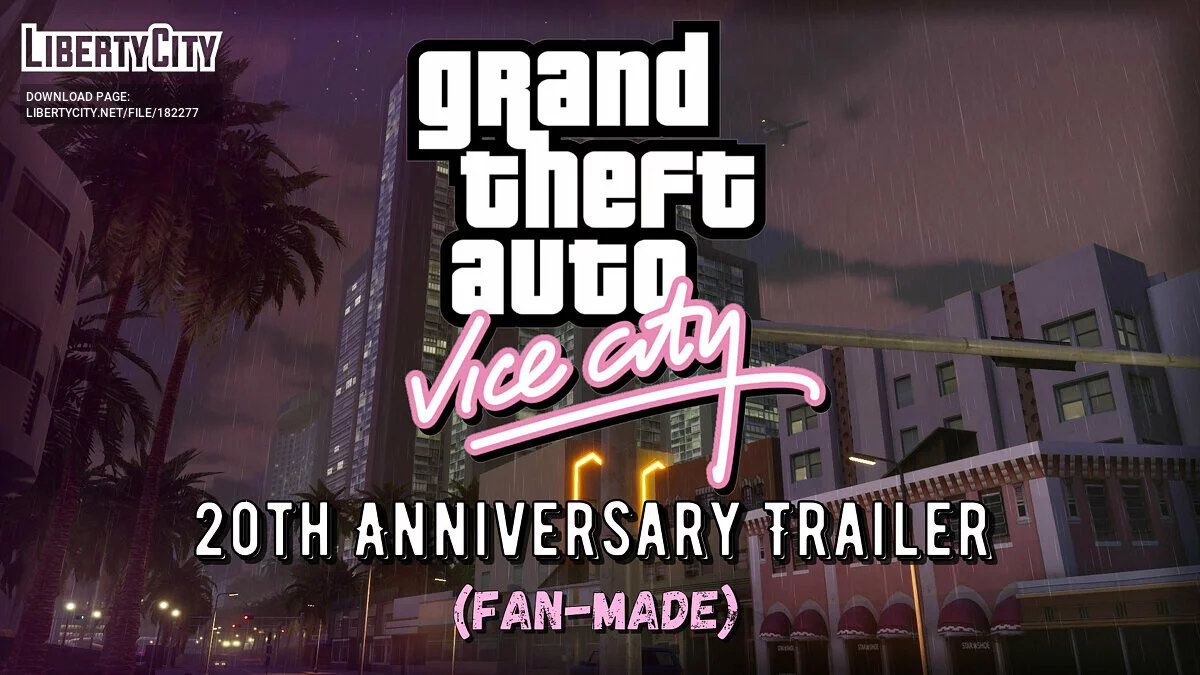 GTA Vice City - 20th Anniversary Trailer (fan-made) / GTA Vice City